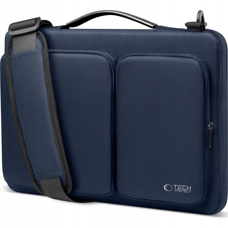 Etui ochronne, Tech-Protect, case na laptop 15-16" cali, z uchwytem na rękę