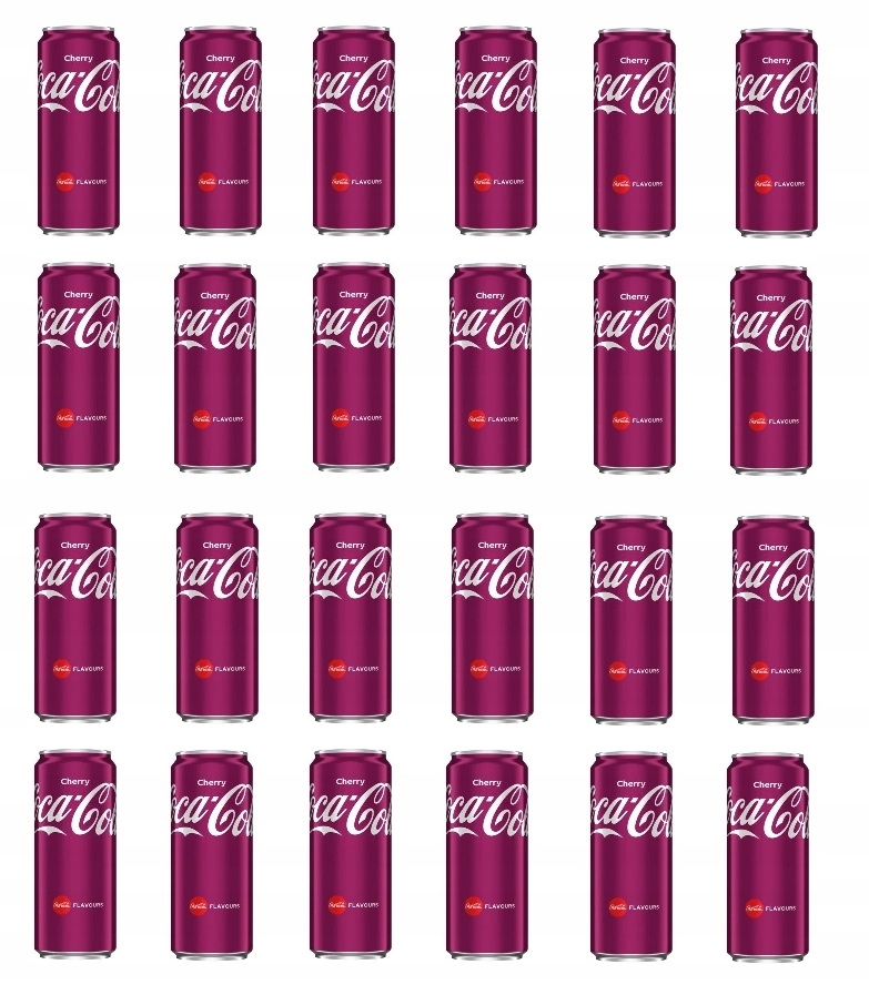 24x 330ml Coca Cola Cherry Coke wiśnia