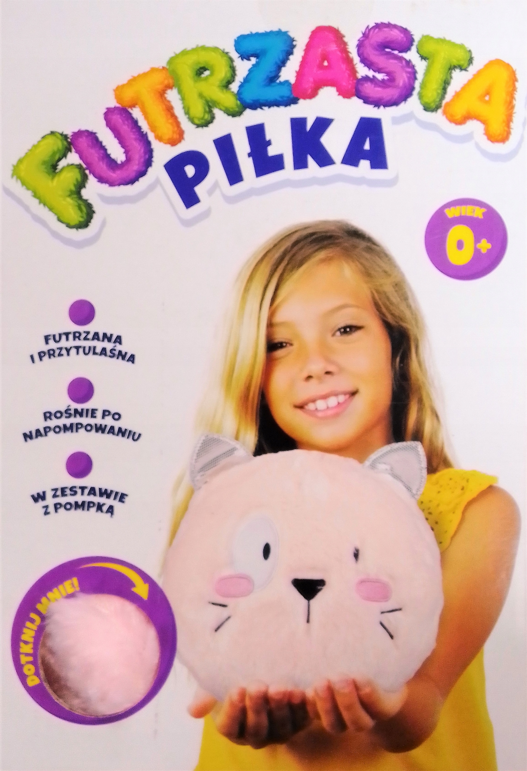

Futrzasta Piłka Joinco kotek pompka Maskotka