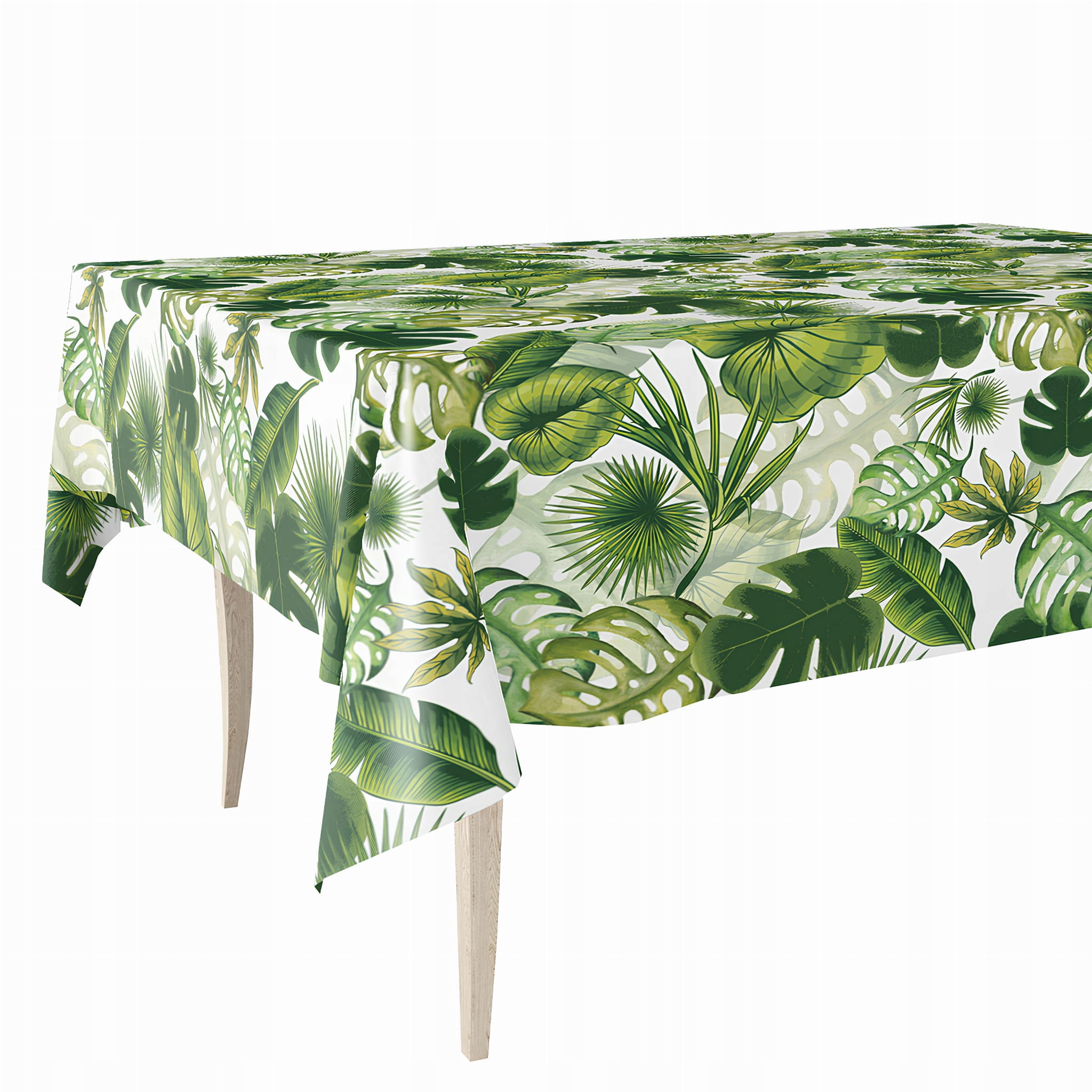 Cerata Hrubý Obrus Z Ceraty Zelené Listy Monstera 140x500