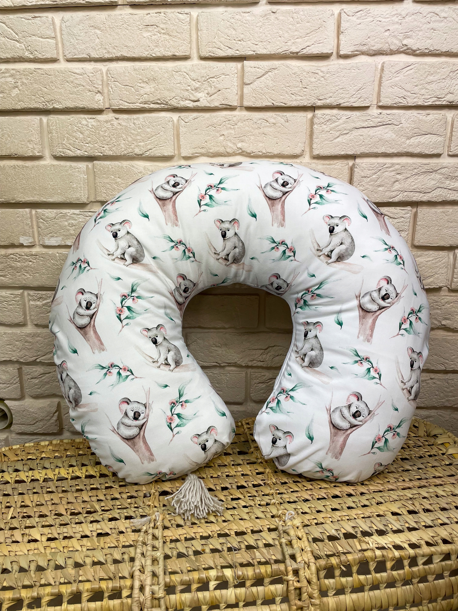 Poduszka do karmienia bawełniana rogal poszewka Rodzaj do karmienia