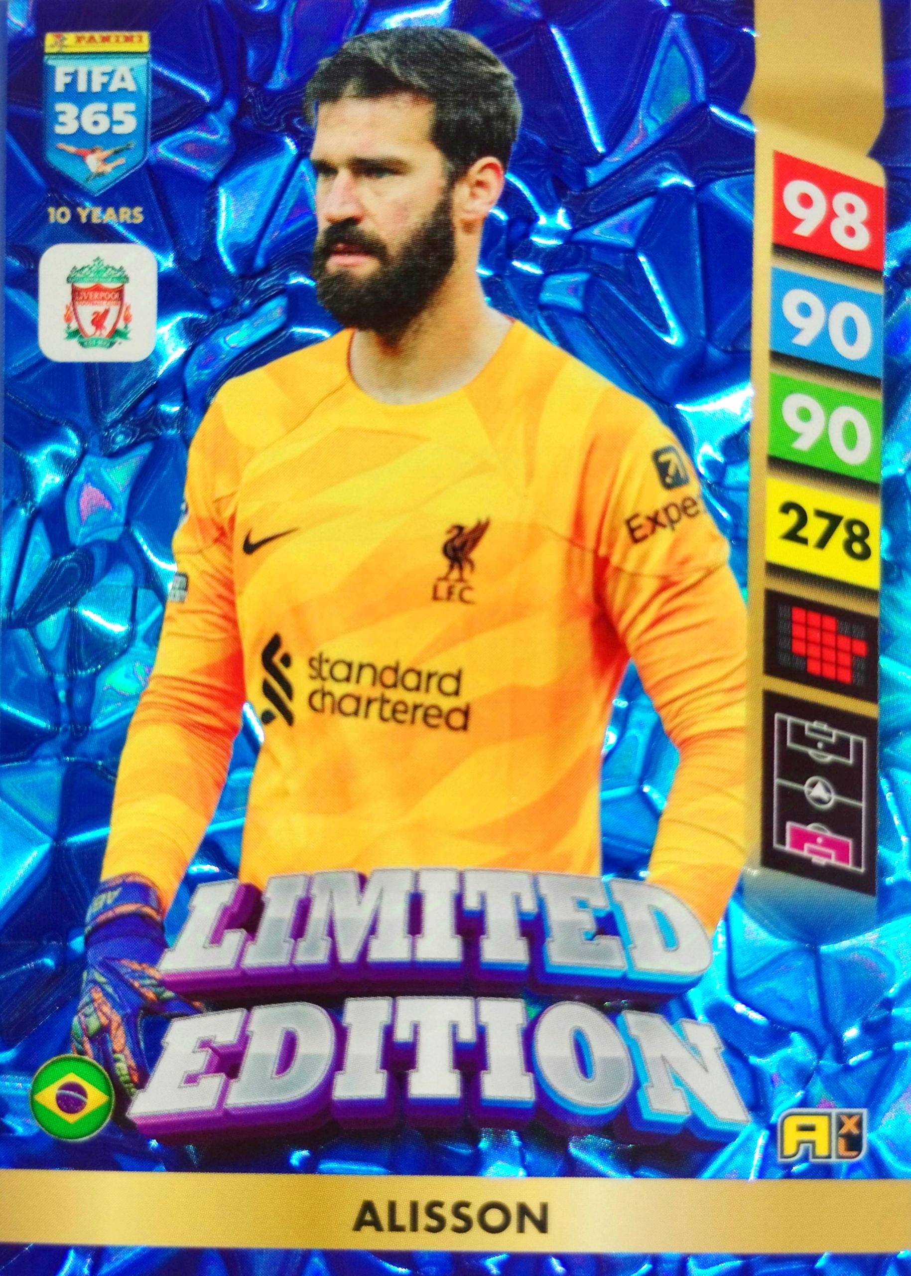 Panini Fifa 365 2025 Limited Alisson Liverpool