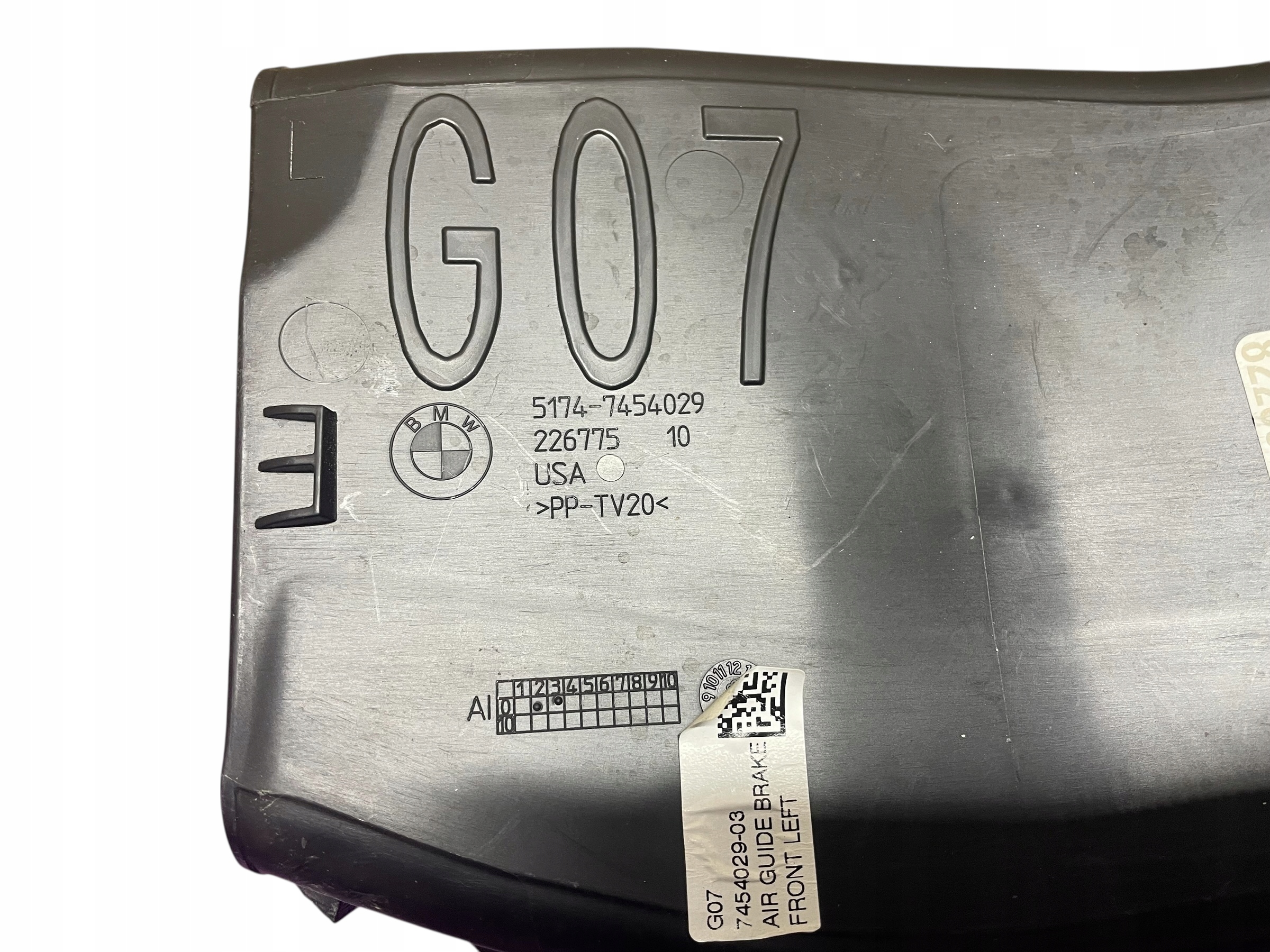 intake air NADKOLA left BMW X7 G07