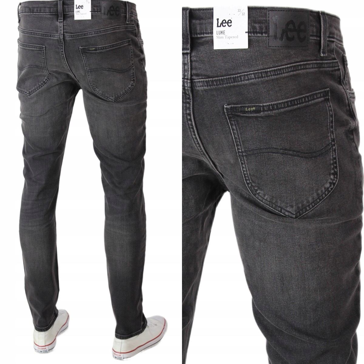 Lee Luke Slim Tapered Jeansy "asphalt Rocker" W31 L32