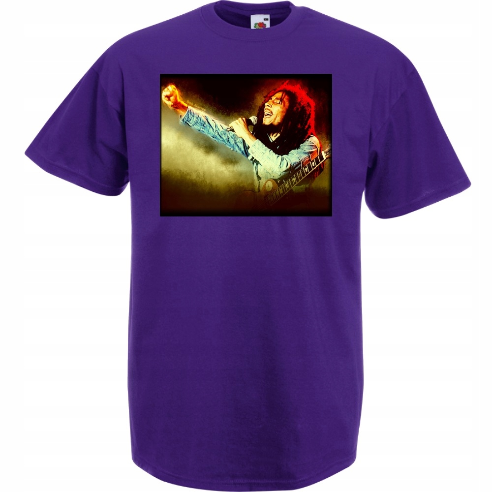 

Koszulka z nadrukiem reggae Bob Marley rasta XXL