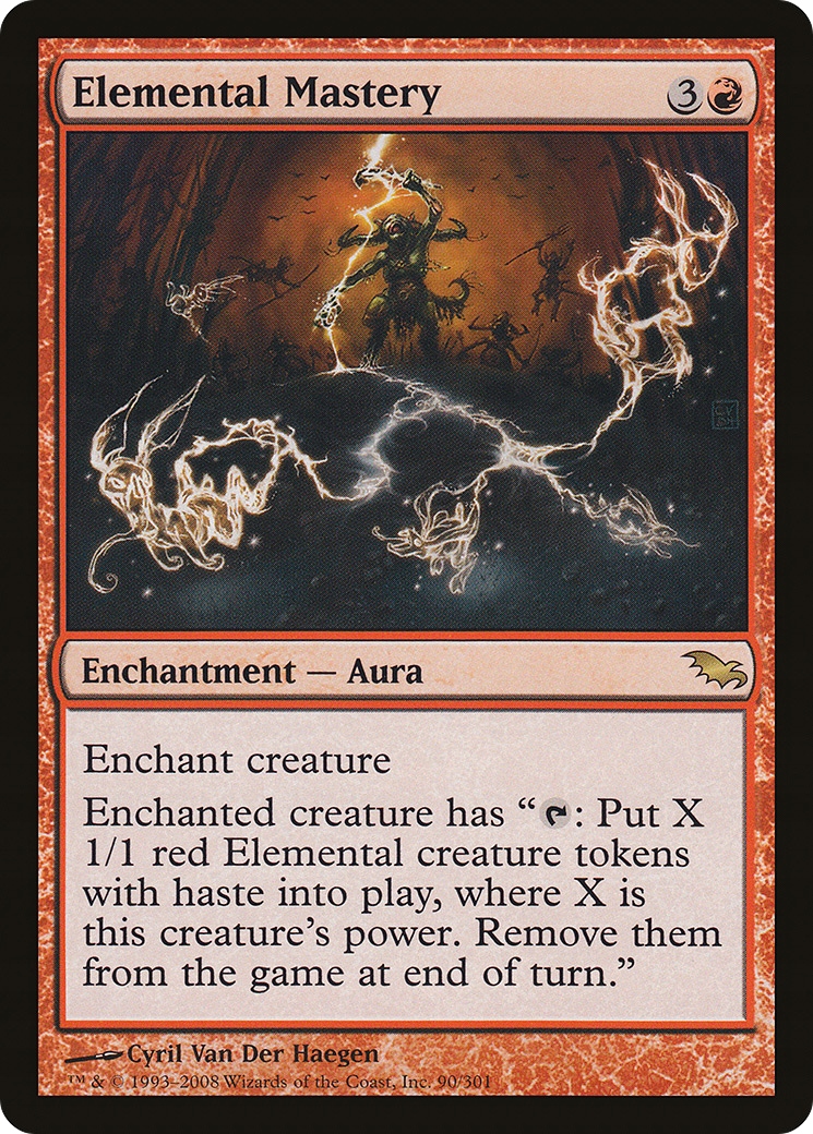 Mtg Elemental Mastery (shm) stan Nm