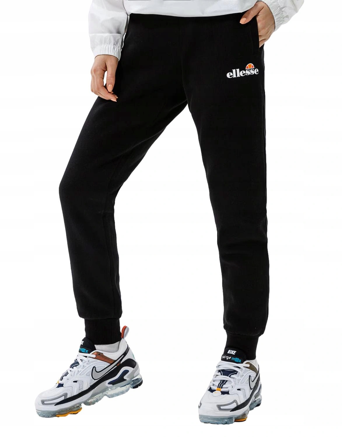 Dámské tepláky Ellesse s joggery Hallouli černé bavlněné