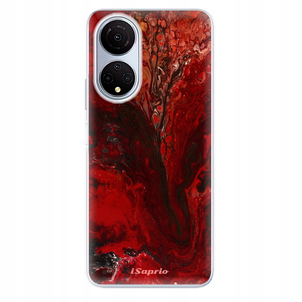 Silikonowe etui iSaprio RedMarble 17 do Honor X7