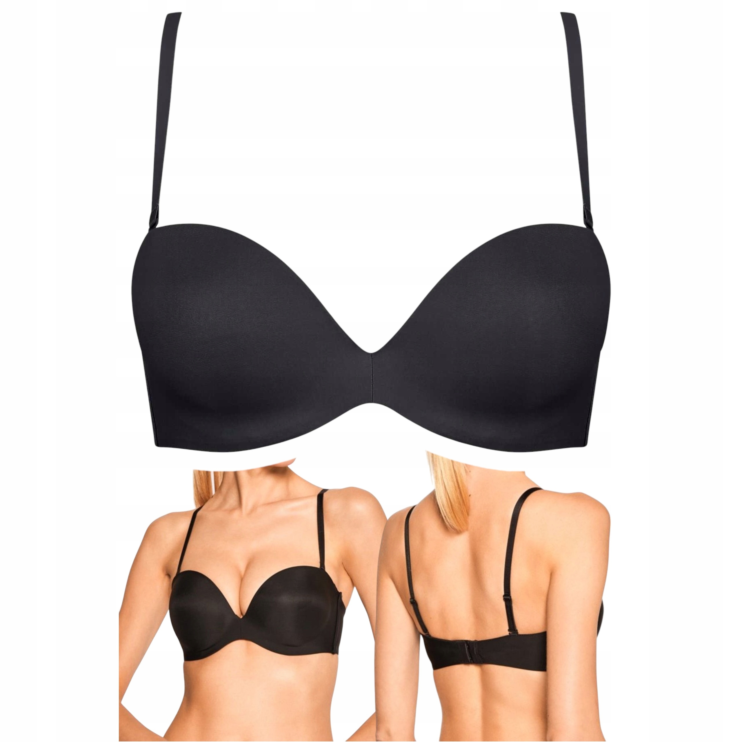 Podprsenka Triumph Stepy Soft 01 Wdp Černá 80 D Stanik Bardotka Push-up