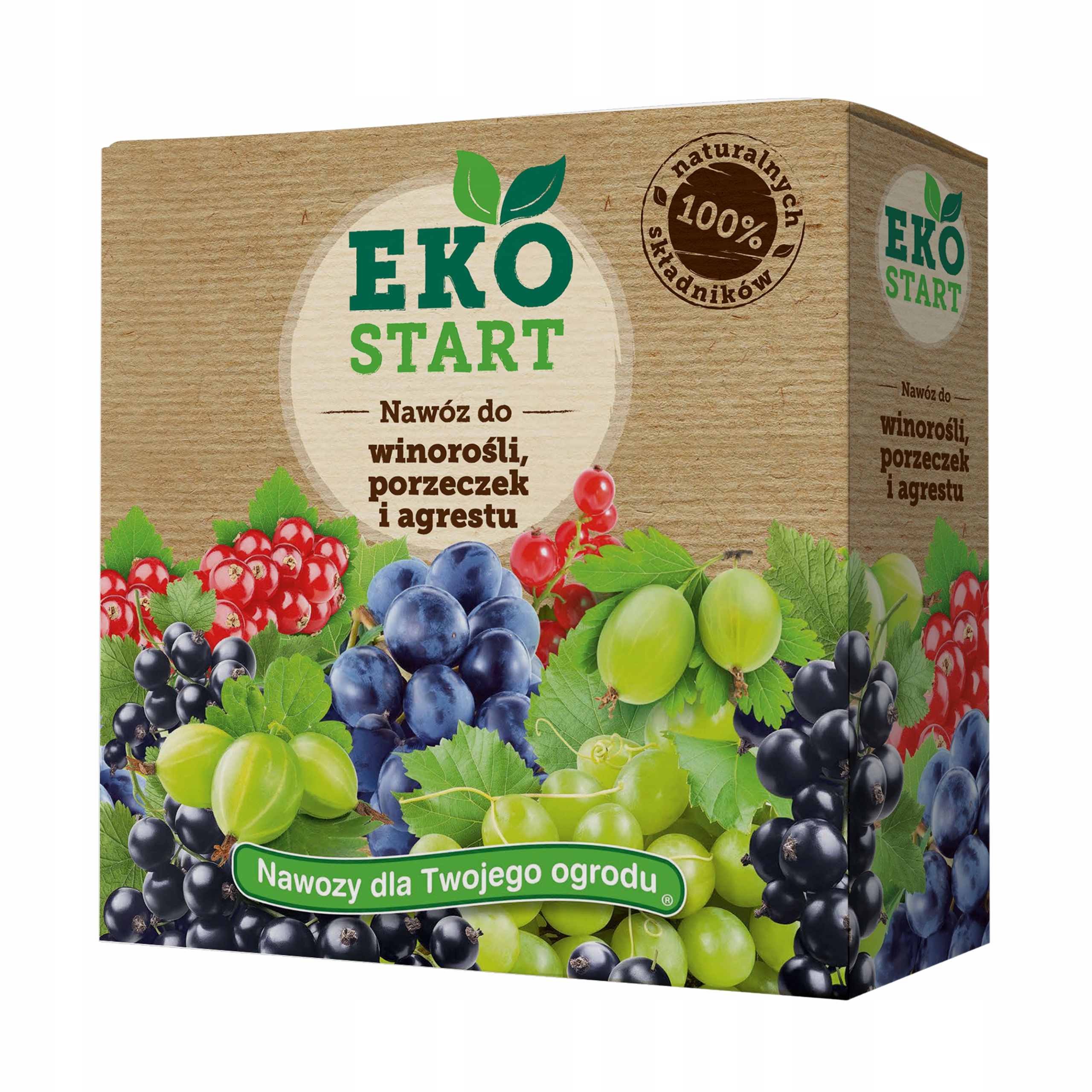 Nawóz EKOSTART do WINOROŚLI PORZECZEK AGRESTU 1,5kg 100% naturalny skład