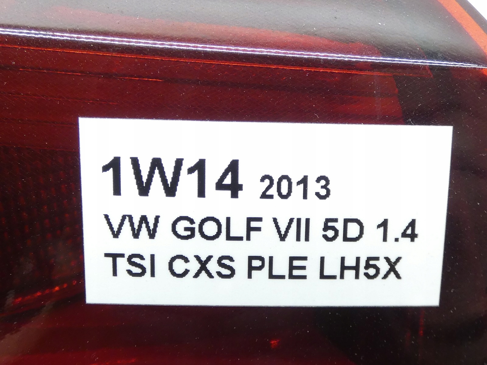 light left rear part left rear VW GOLF VII 5-door 5G0945095M