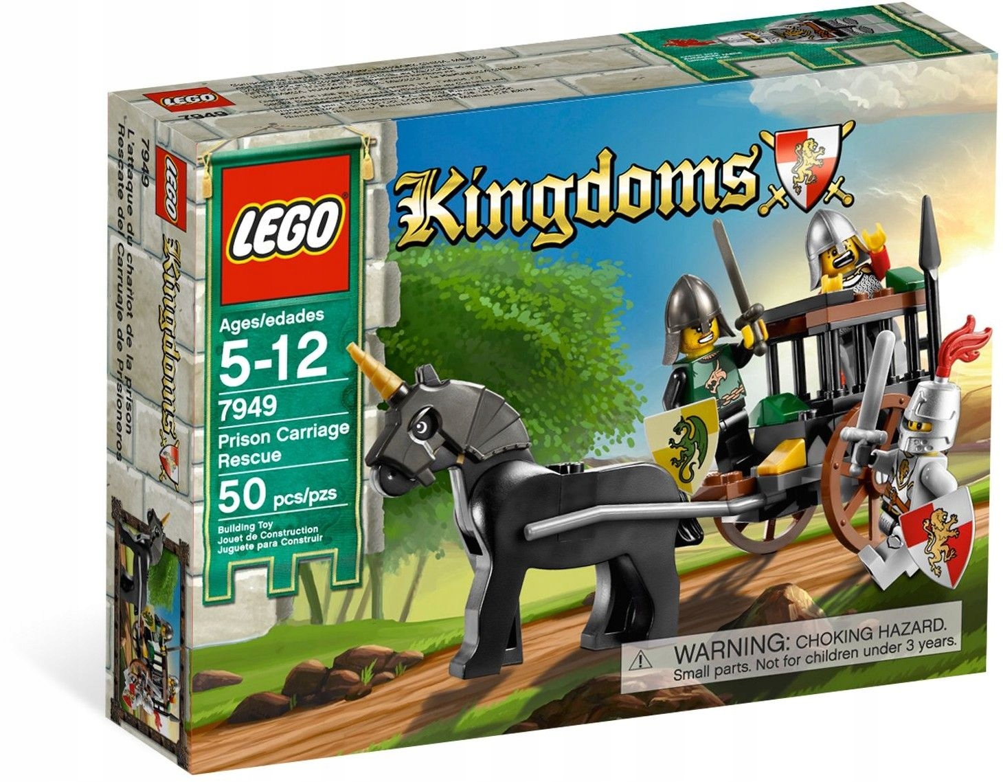 Lego 7949 Kingdoms Ratunek z powozu więziennego. Nowy