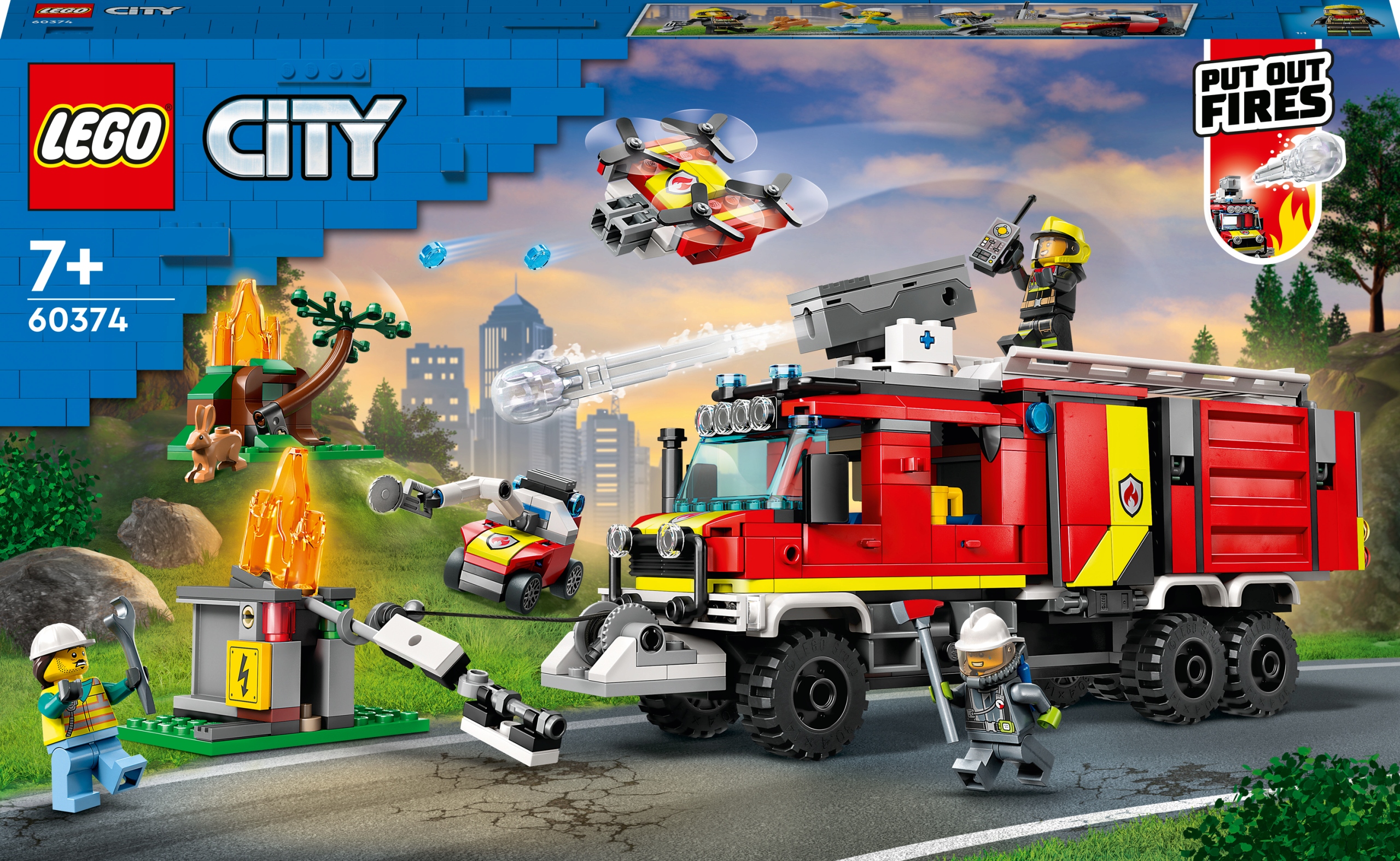 

Lego City Terenowy pojazd straży pożarnej 60374