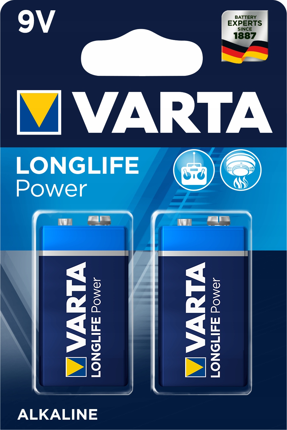 

2x bateria Varta Longlife Power 6LR61/9V