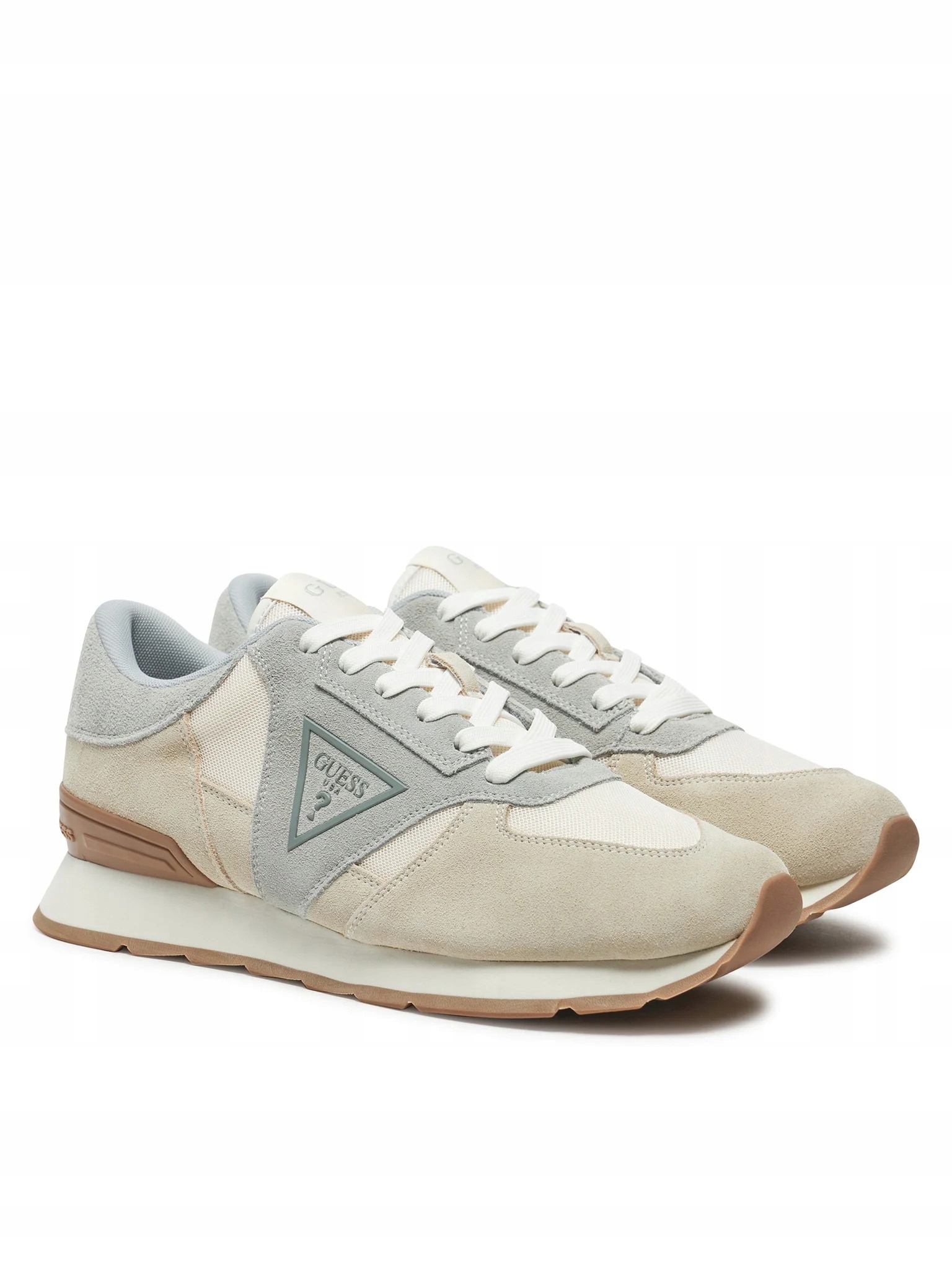 Guess Fano Fmffan Pánské Polobotky S Kůží, Šedé, Velikost 42