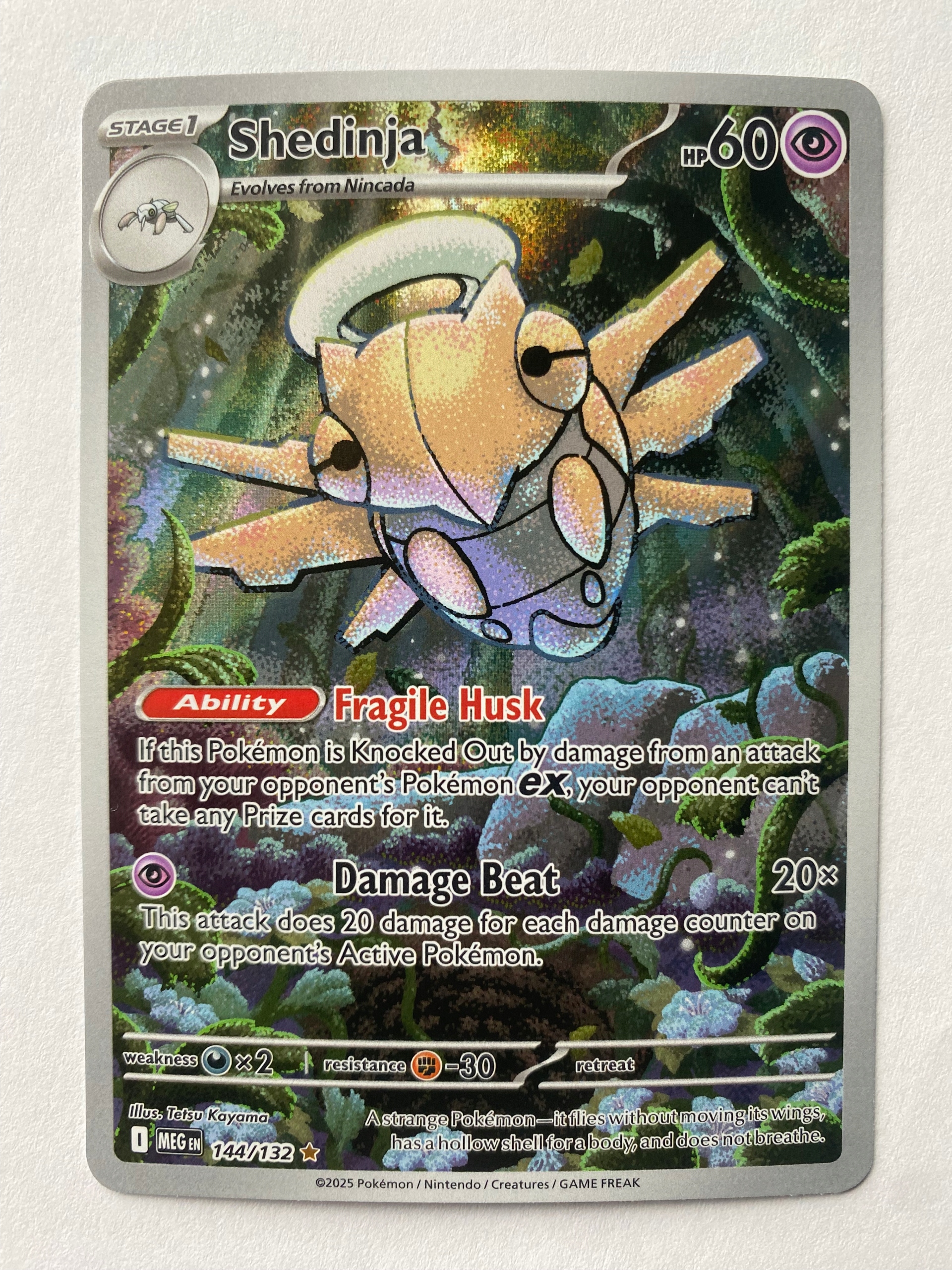 Karta Pokemon: Shedinja (MEG 144) / Mega Evolution
