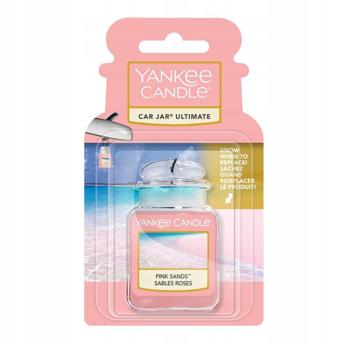 Yankee Candle car jar ultimate Pink Sands