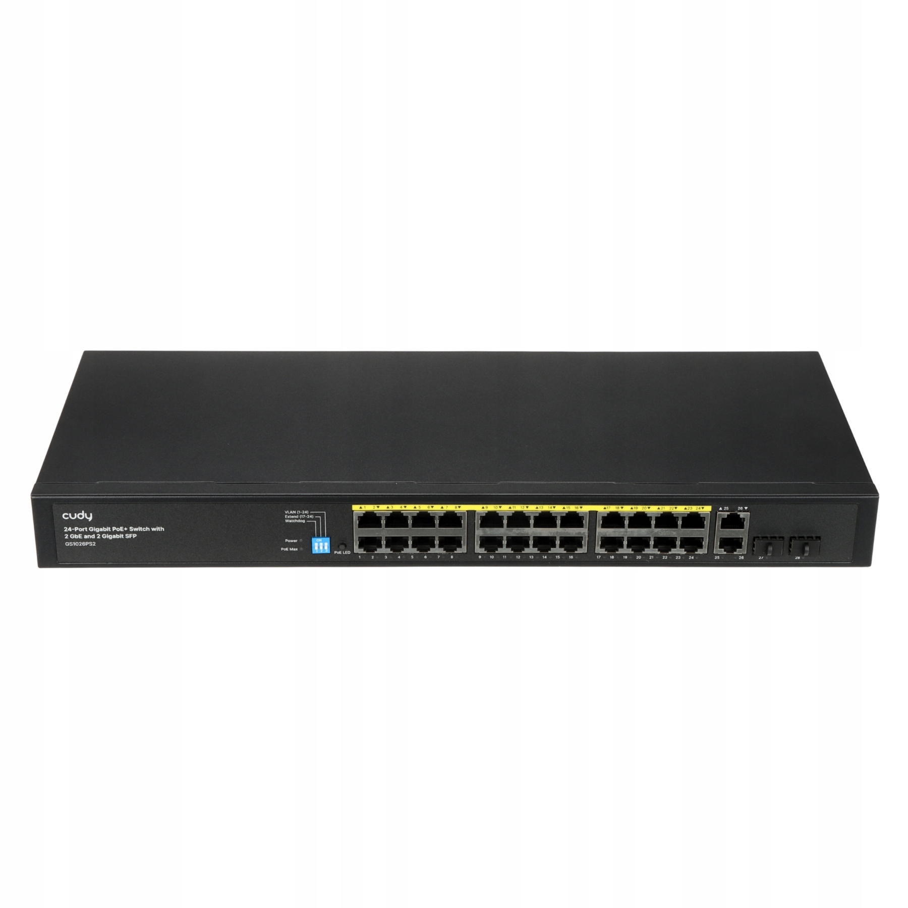 Switch Poe GS1026PS2 24-PORTOVÝ Sfp Cudy