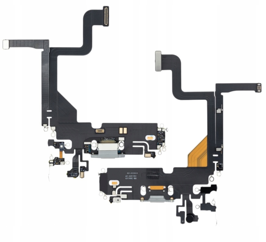 Hq Usb nabíjecí konektor mikrofonu pro Apple iPhone 13 Pro (stříbrný)