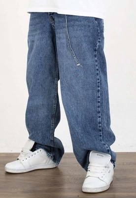 Kalhoty I8 Denim BAG80 Baggy medium blue