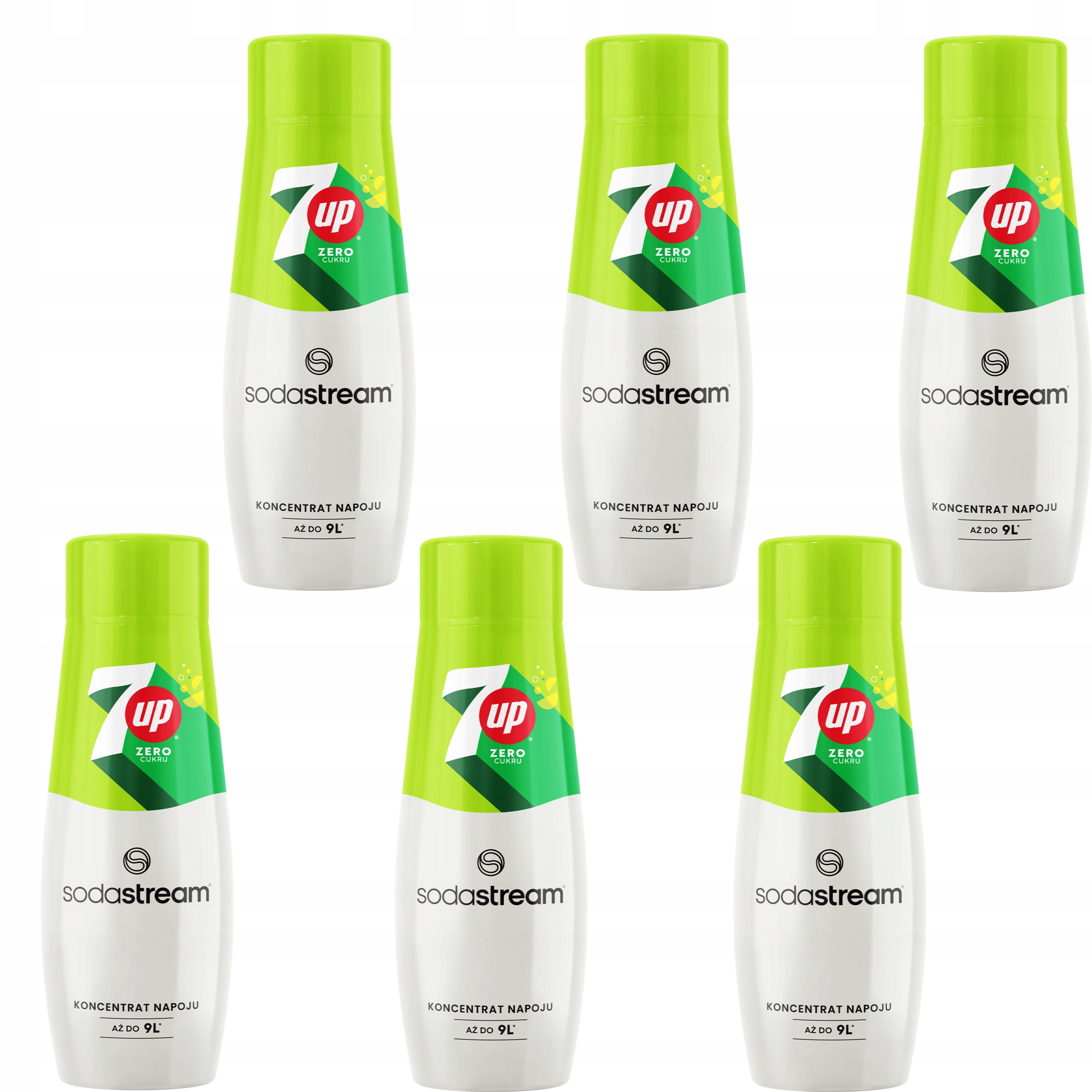 Sada 6 koncentrátů SodaStream 6 x 7UP Free.
