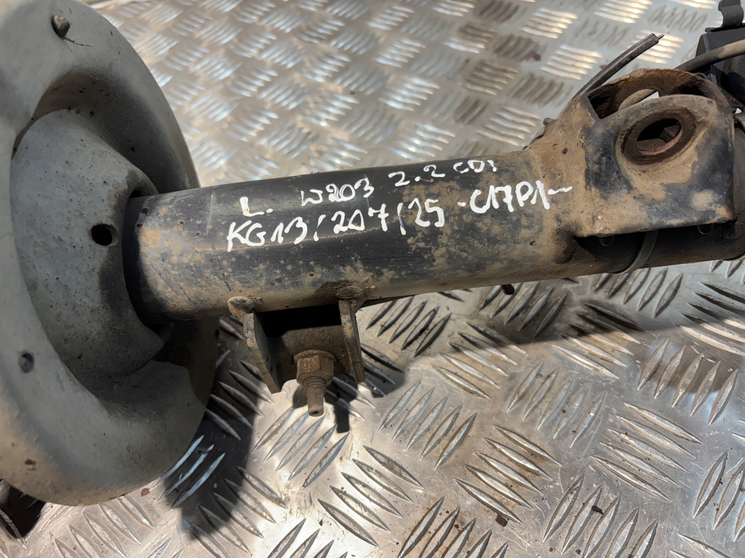 shock absorber spring left front Mercedes W203 2,2CDI