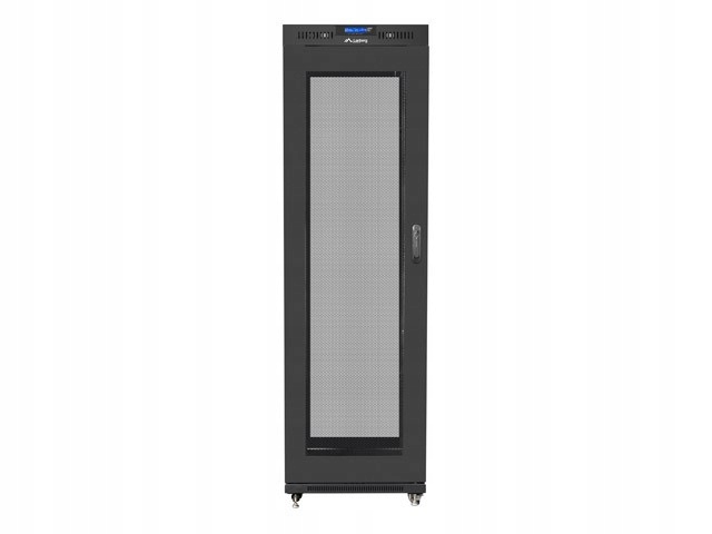 Skříň rack 19 42U 600x800 černá, perforované dveře)