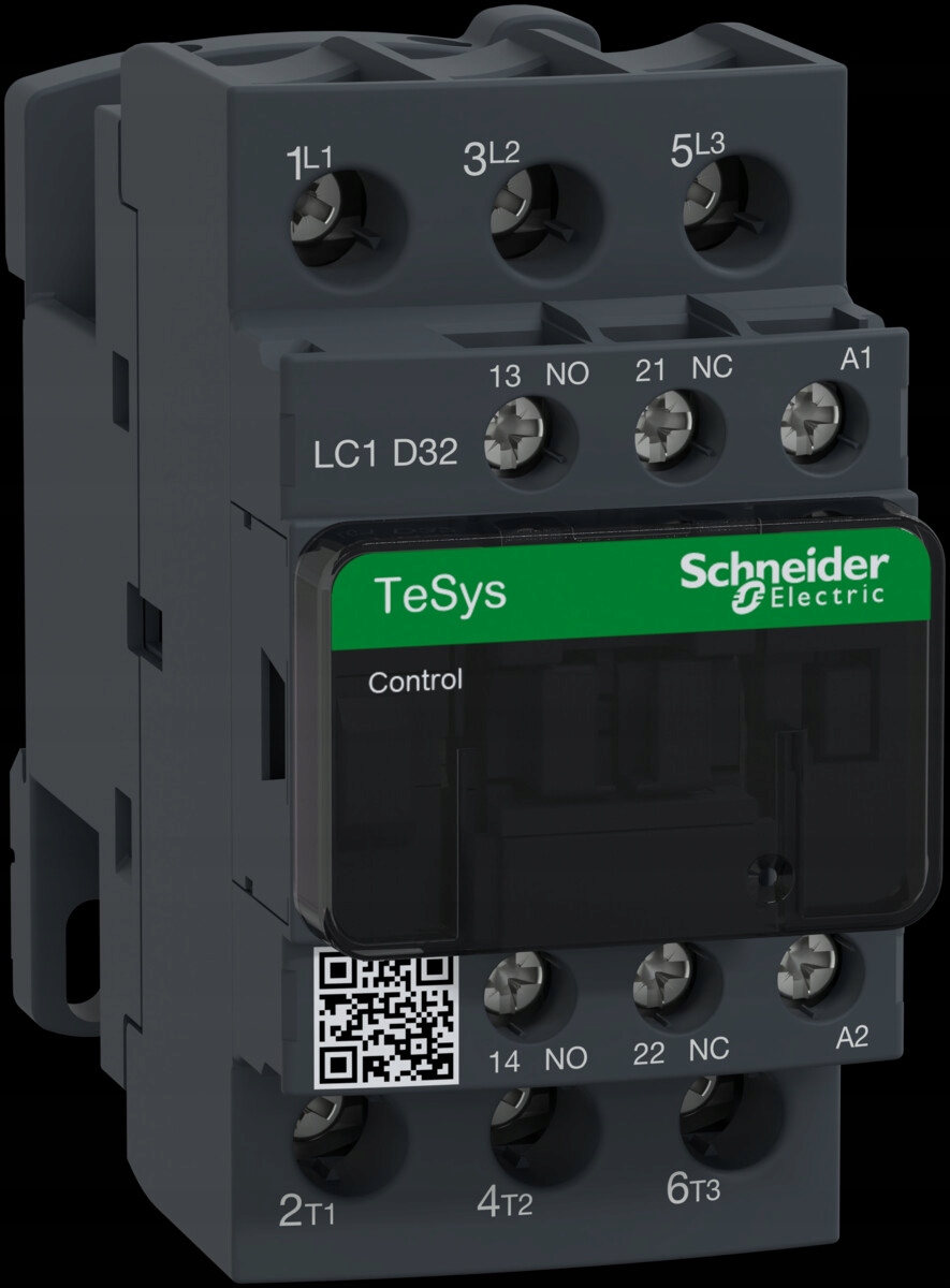 Stýkač výkonu TeSys D AC3 32A 3P 1NO 1NC cievka 24VAC, skriňové svorky