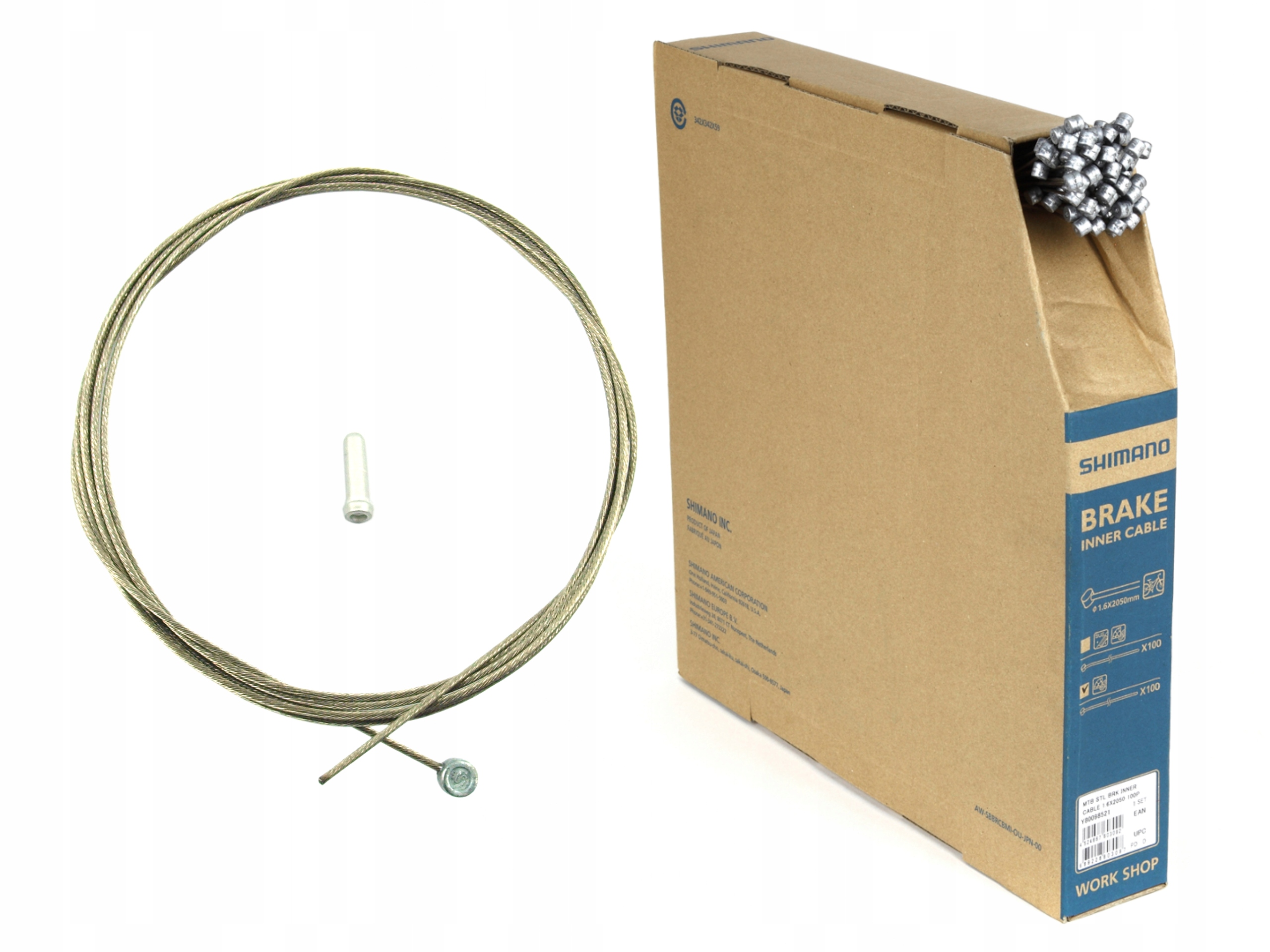 

Linka Shimano Hamulca Hamulcowa 1.6x2050 +Końcówka