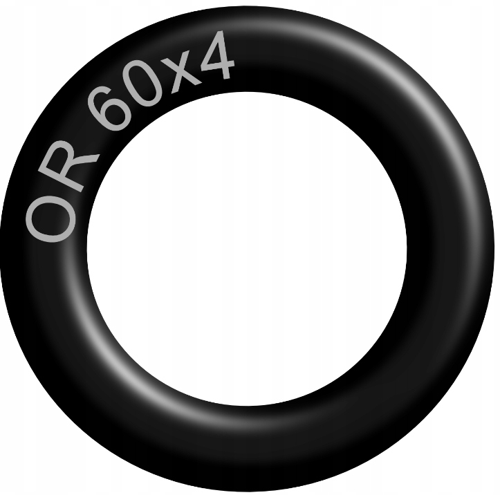 Oring 60x4 mm NBR70 gumový olejotěsný tmel 100 ks