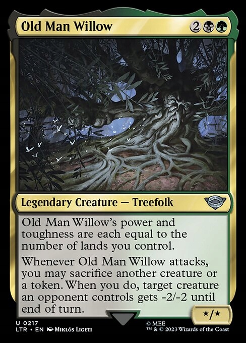 MtG: Old Man Willow (ltr) *foil*
