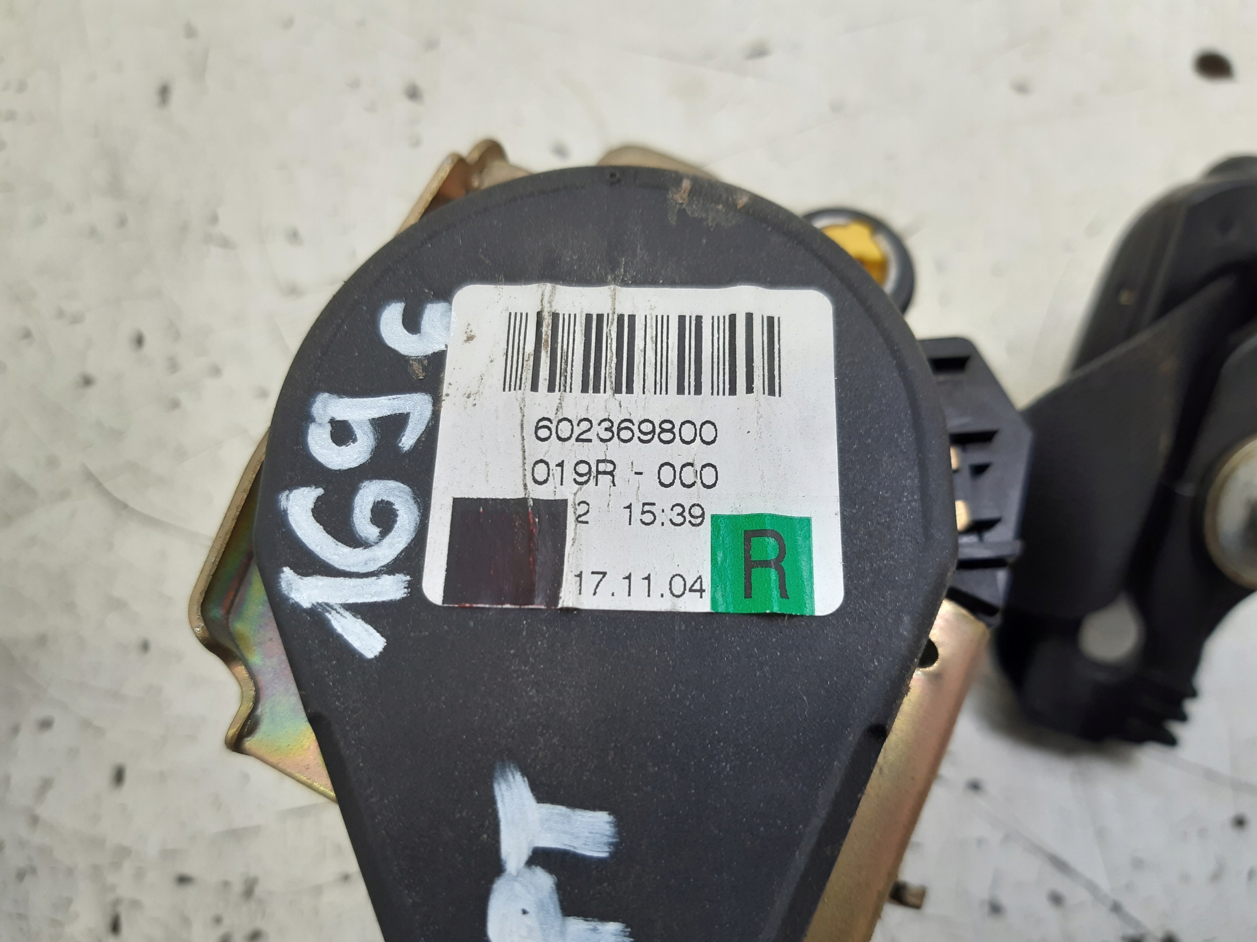 dashboard console airbags tension belts sensor kpl Mercedes W169