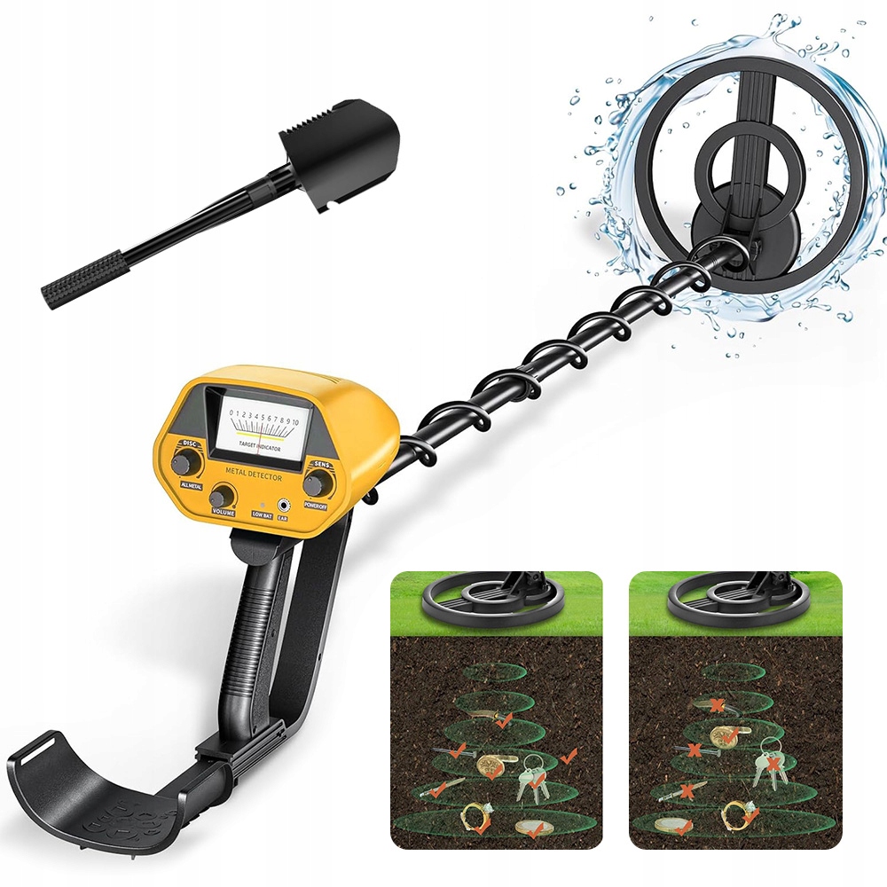 Detektor Kovů Kovu Detektor Zlata Profesionální Voděodolný GT-5090