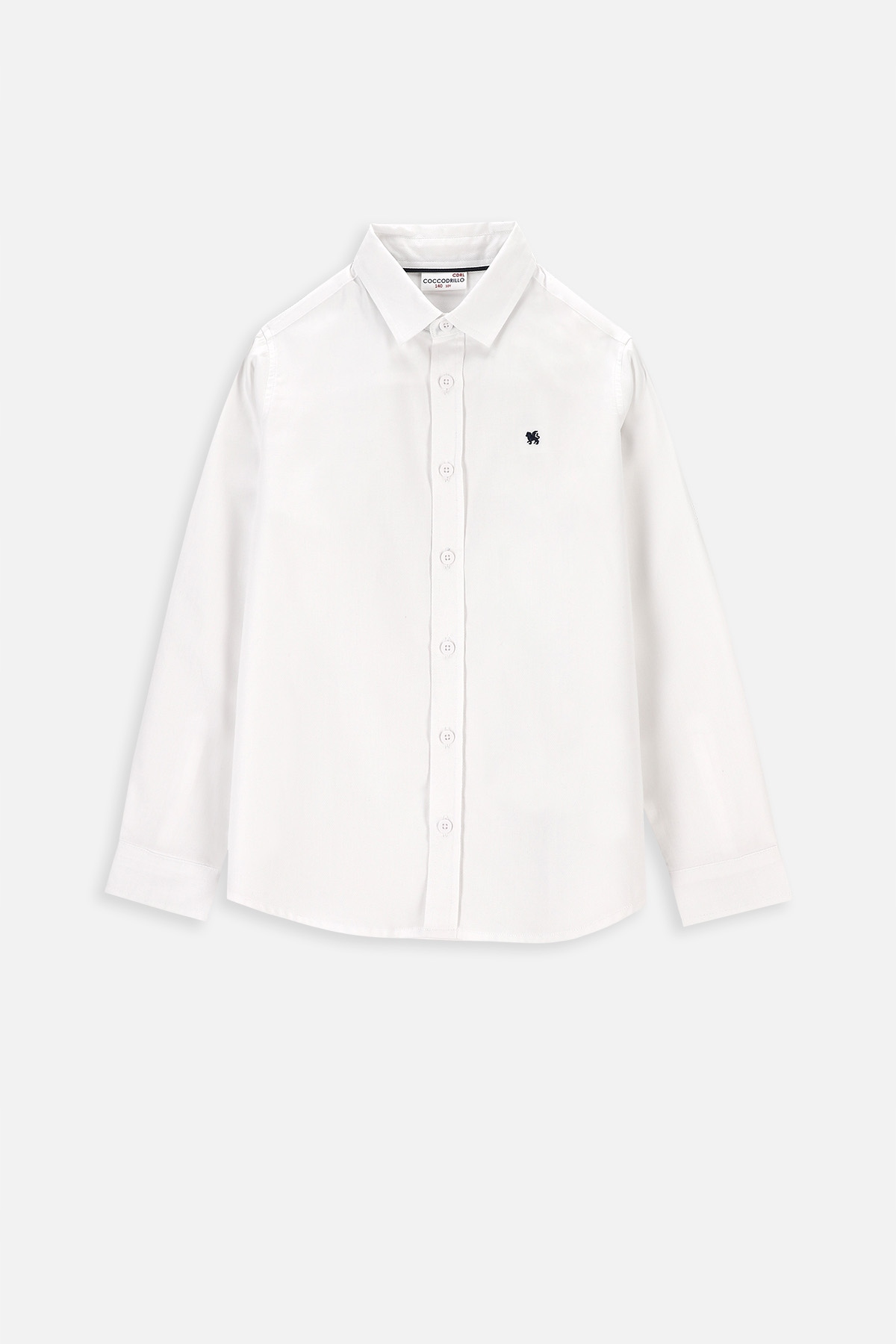 Koszula dla chłopca biała 122 Coccodrillo