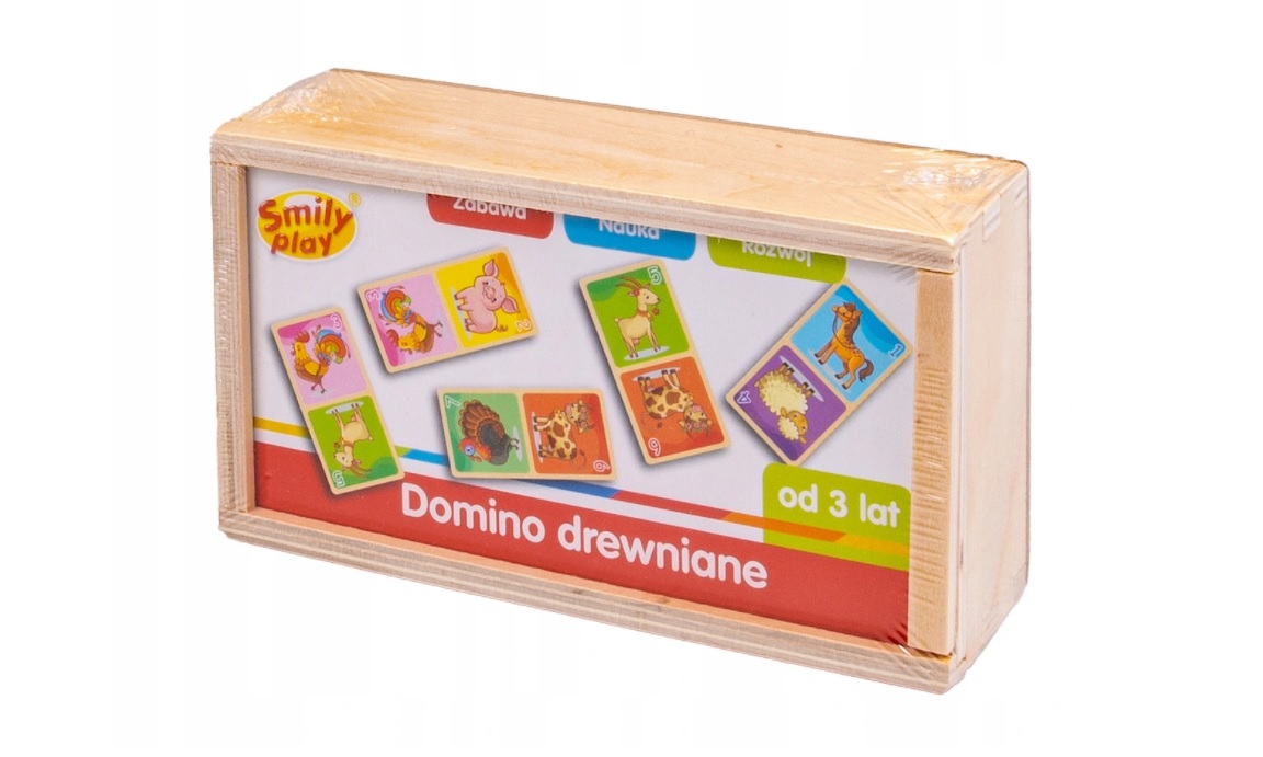 

Smily Play Domino drewniane farma gra rodzinna