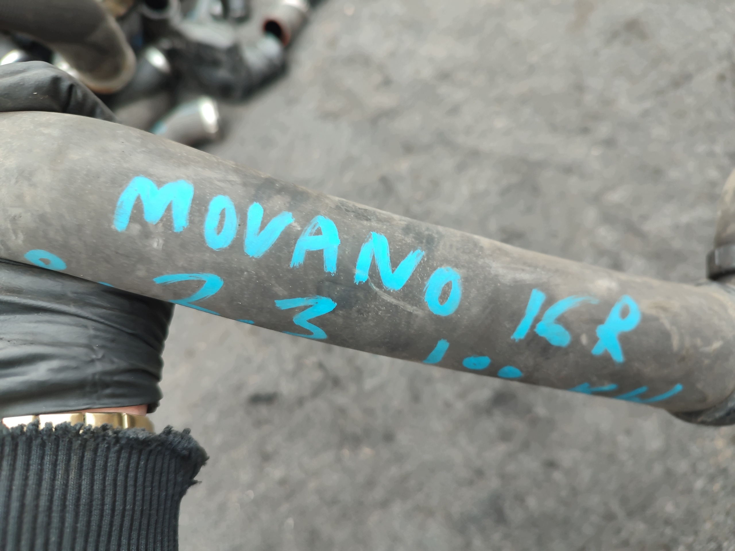 cijev prijenos crijevo vode Opel Movano 2.3