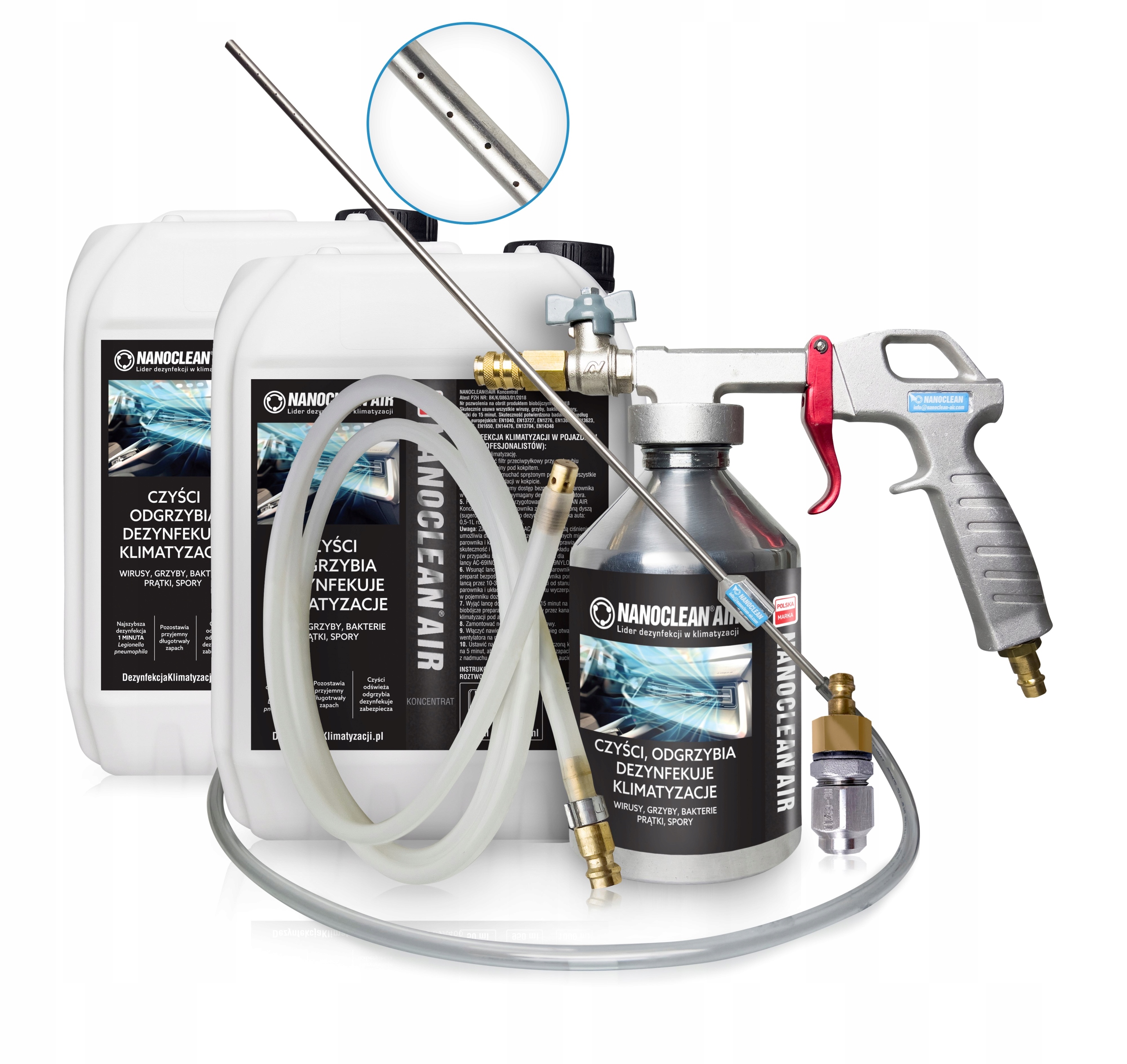 Nanoclean Air Profi - odgrzybianie klimatyzacji