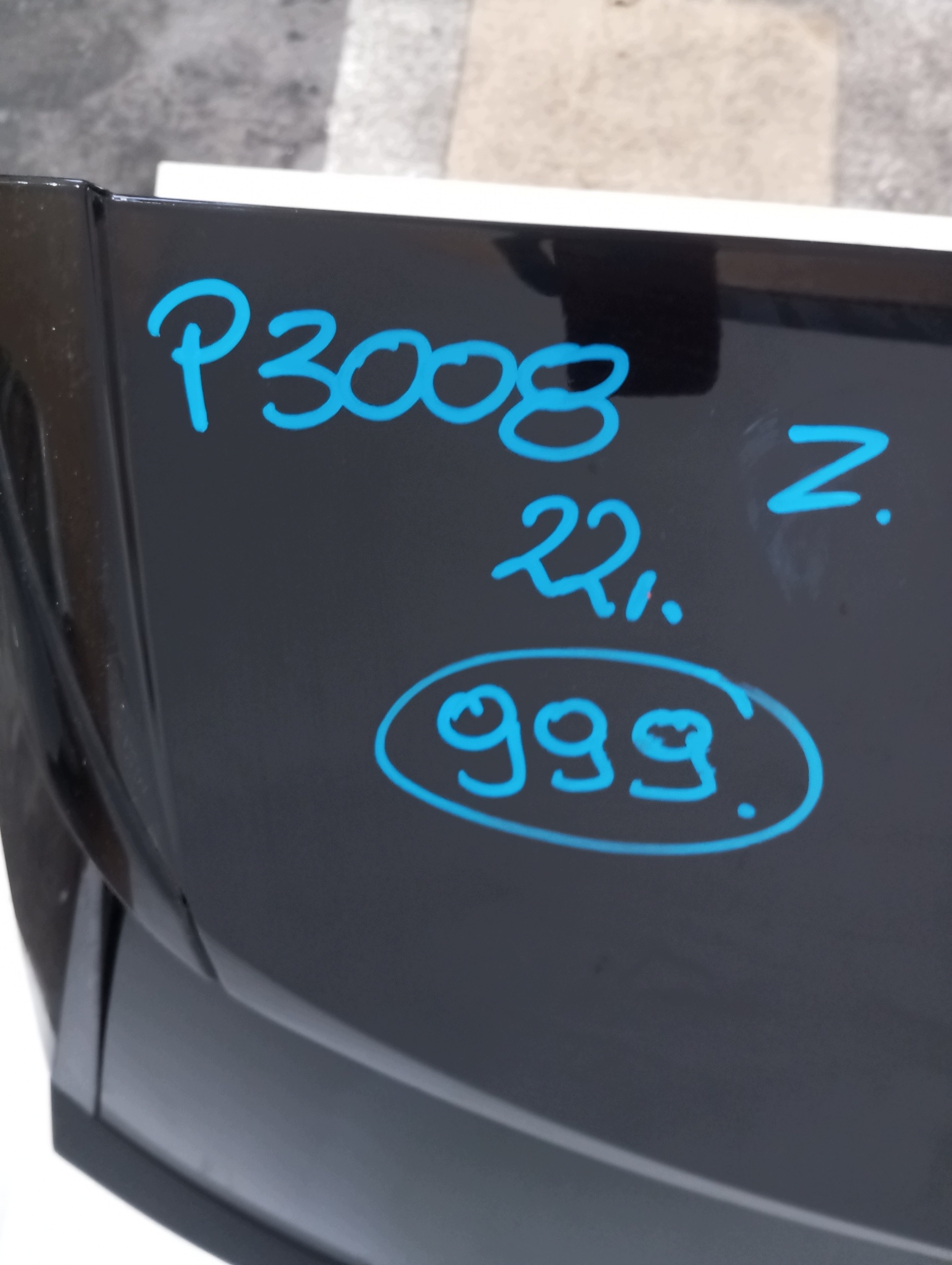 boot door rear Peugeot 3008 II 22r
