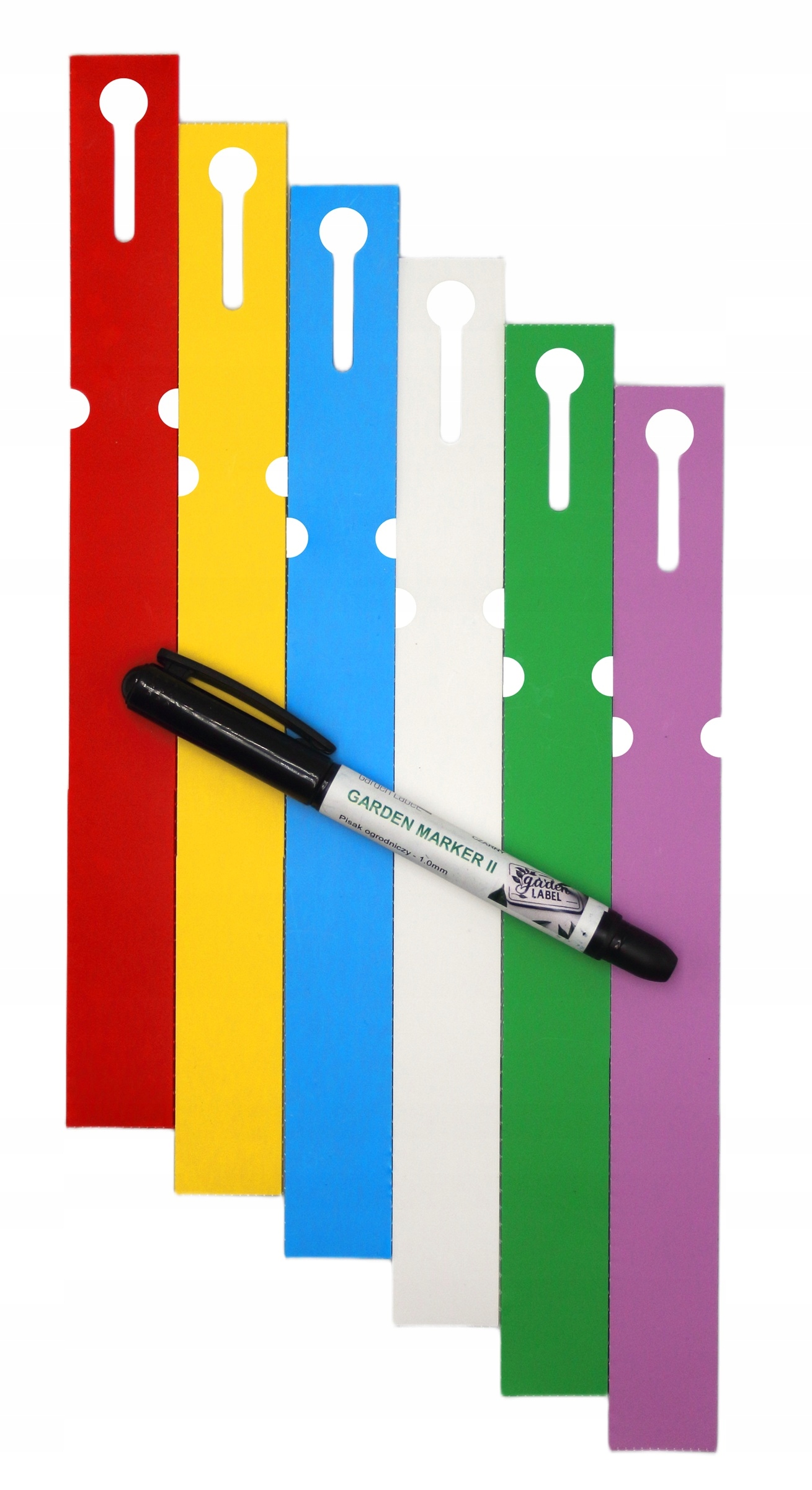 Marker ll+ Smyčkové etikety 6 barev pro popis rostlin 200x25 mm (25x200) 600
