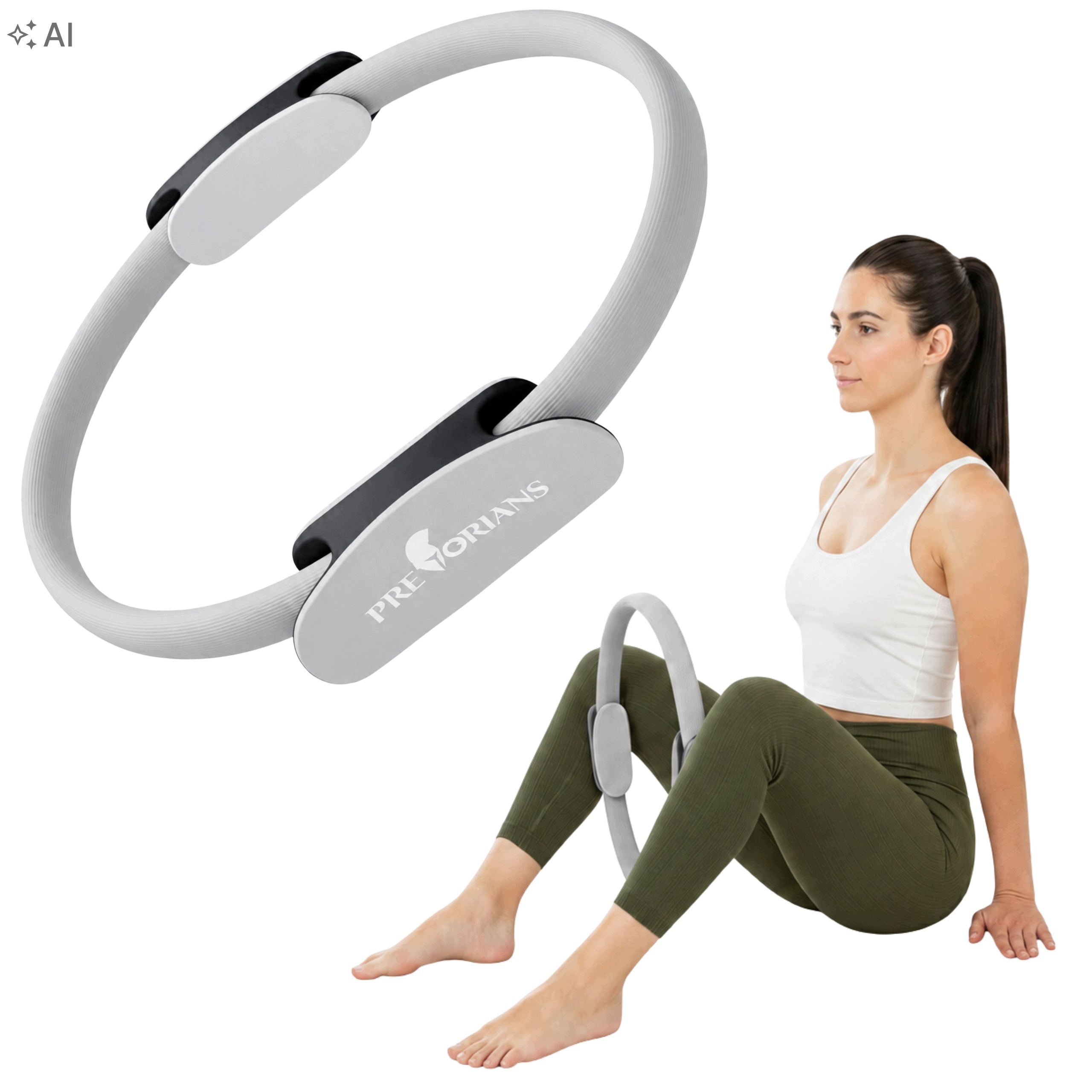 Kółko Ring Do Pilatesu Jogi Ćwiczeń Koło Obręcz Pierścień Fitness 36cm