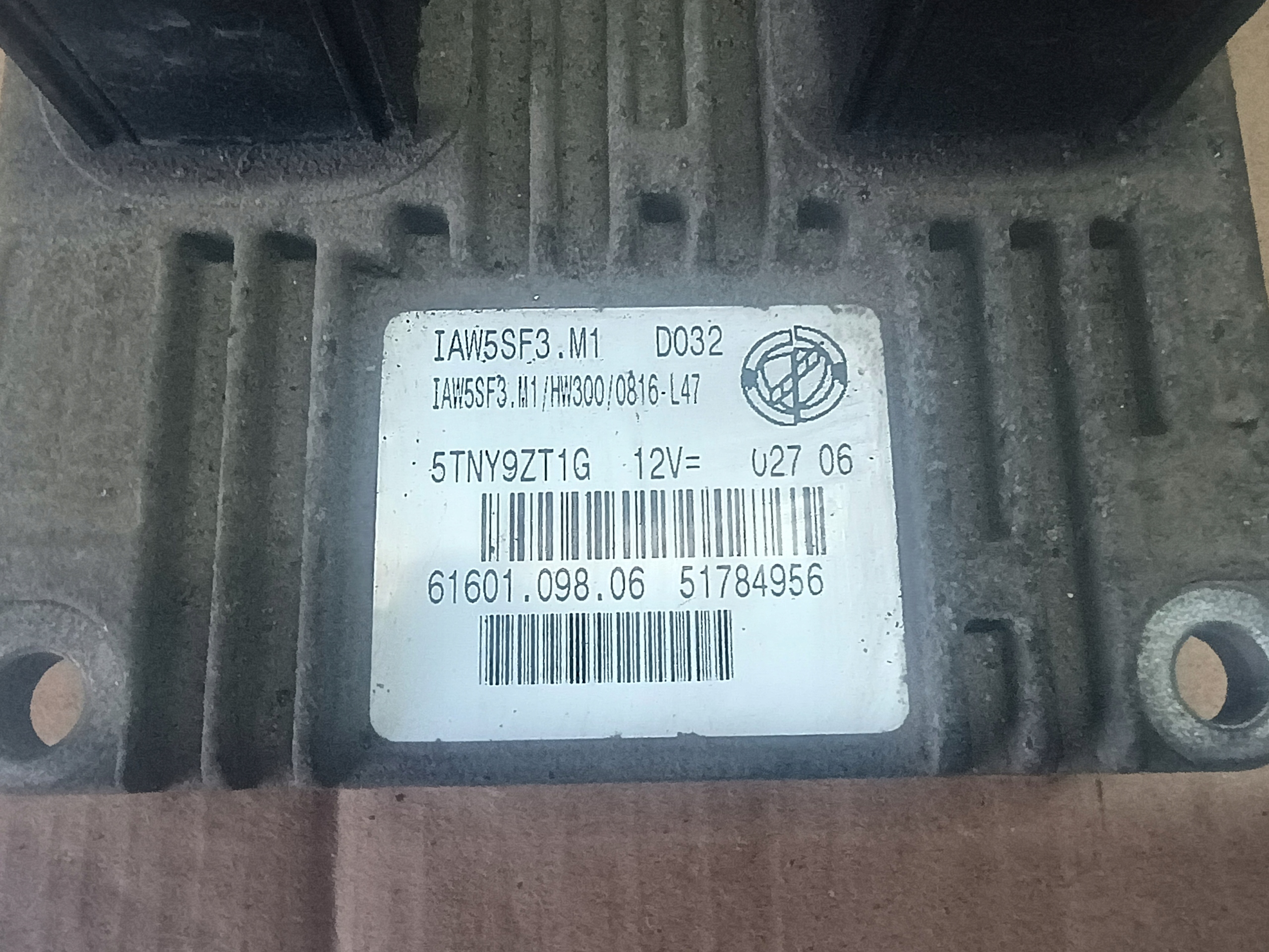 control unit IAW55F3 FIAT GRANDE PUNTO 1.2