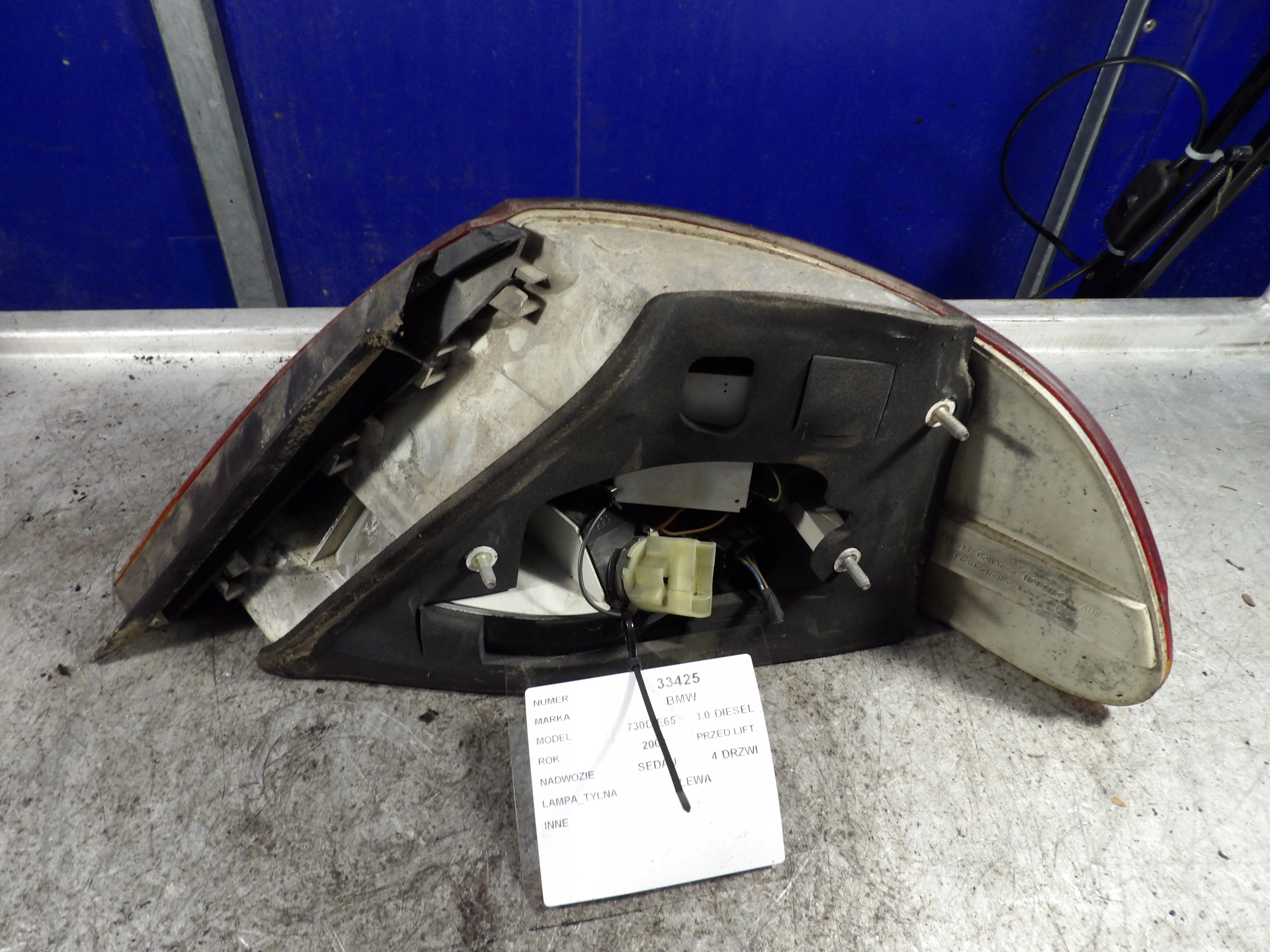 BMW E65 light left rear 155513