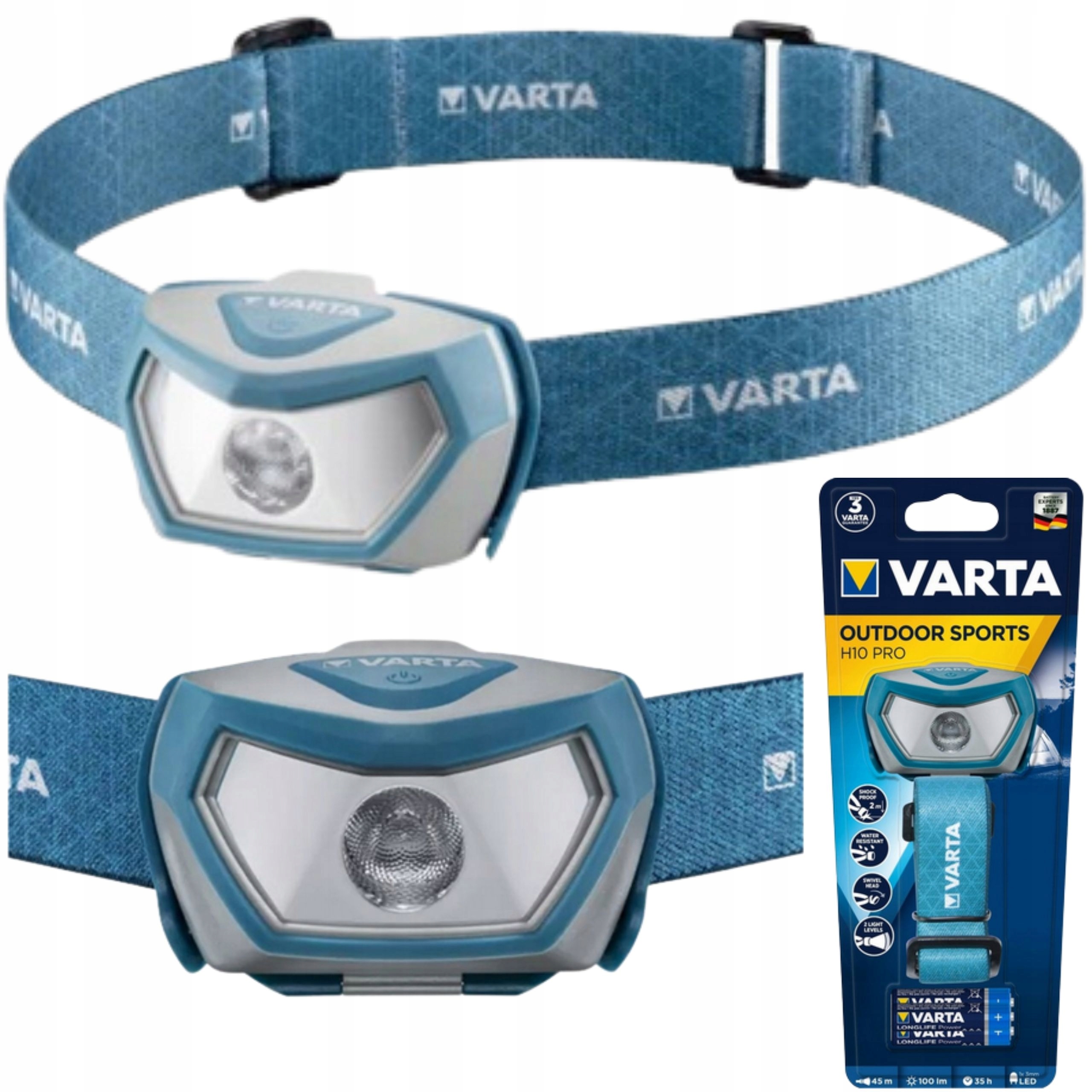 Latarka czołowa Led Varta Outdoor Sports H10 Pro