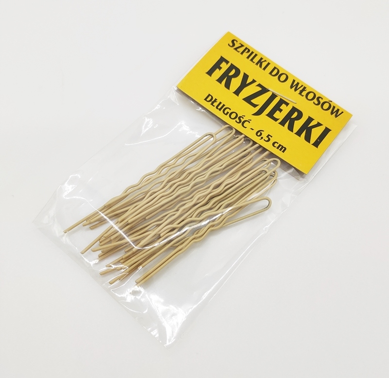 FRYZJERKI KOKÓWKI SZPILKI DO WŁOSÓW WSUWKI 20szt Model KOKÓWKI