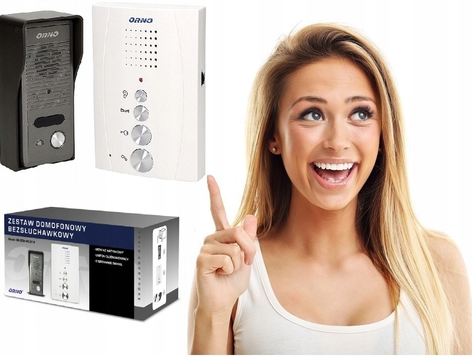 

Domofon Bezsłuchawkowy Orno DOM-RE-914 Unifon 12V