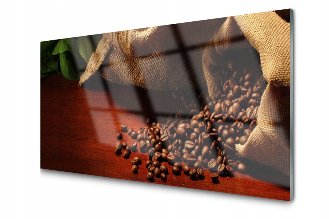 Sklenený panel Doska Káva Zrná Kuchyňa 100x50