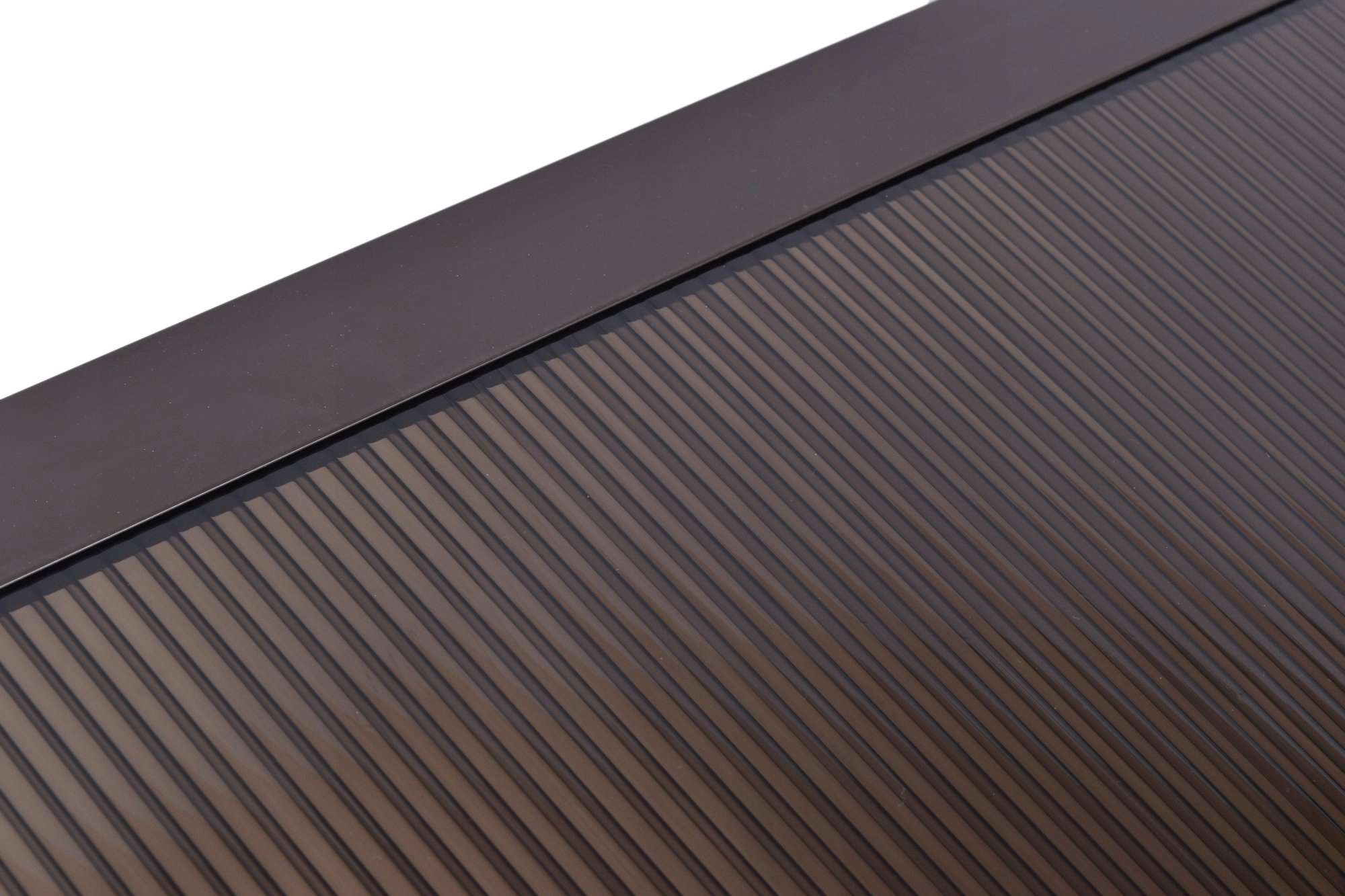 DASZEK NAD DRZWI WEJŚCIOWE KLIME ZADASZENIE 150x100 POLIWĘGLAN BRĄZOWY Długość 100 cm