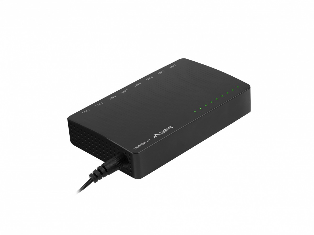 Swich DSP2-1008-12V 8X 1GB/S Des. DSP2-1008-12V