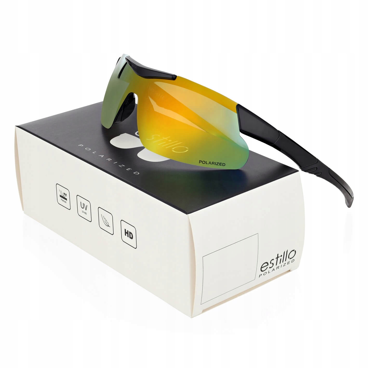 Sportovní polarizační cyklistické sluneční brýle Estillo Příslušenství