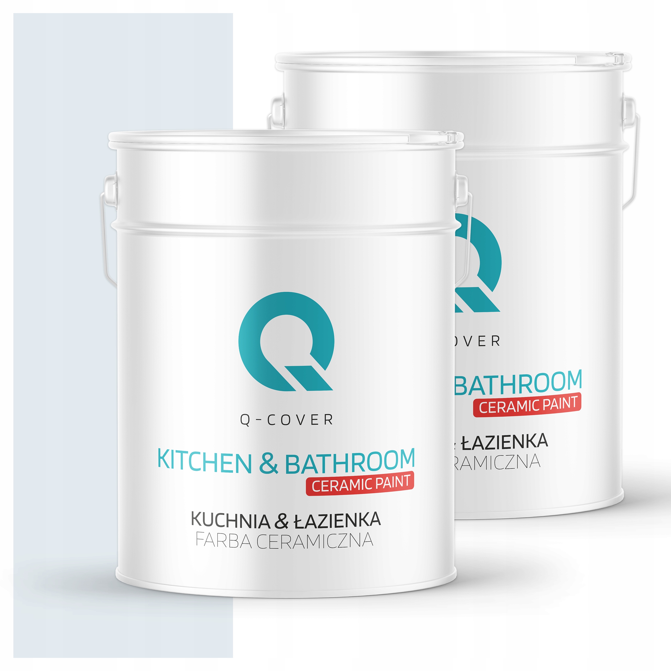 Farba do kuchyne a kúpeľne Umývateľná 10L Hlboká matná Biela modrá H0179